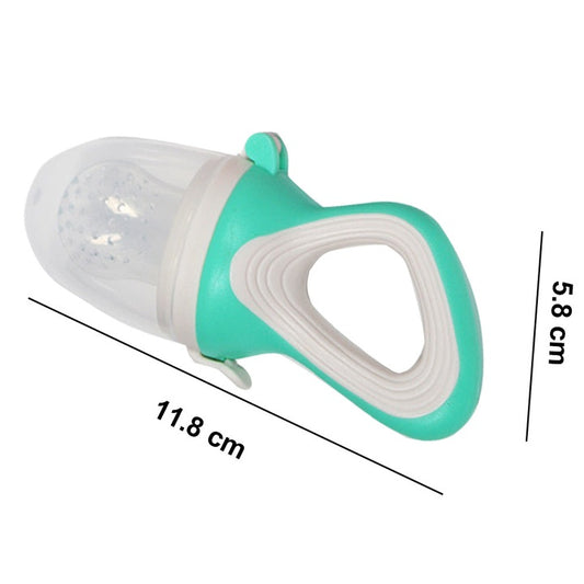 Suzeta pentru Fructe și Legume- silicon alimentar de înaltă calitate și polipropilenă (PP), fără BPA, albastru